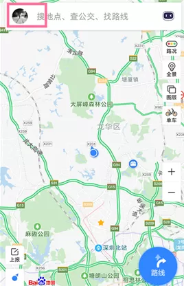 在手机百度地图中实行添加常用地址的具体方法