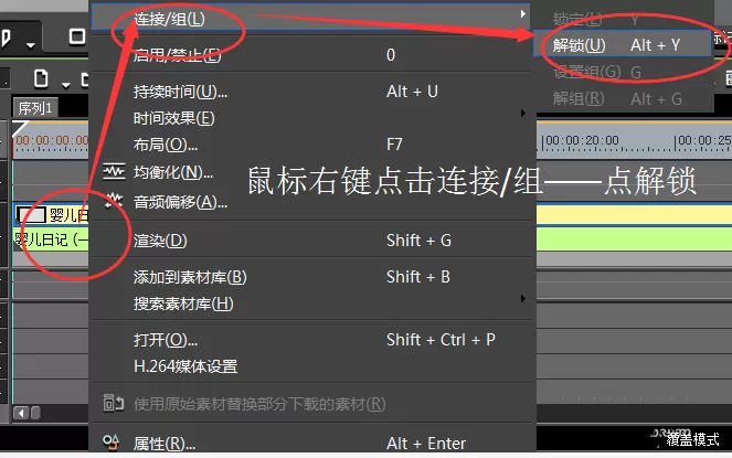 使用Edius将音频和视频分开编辑的详细教程