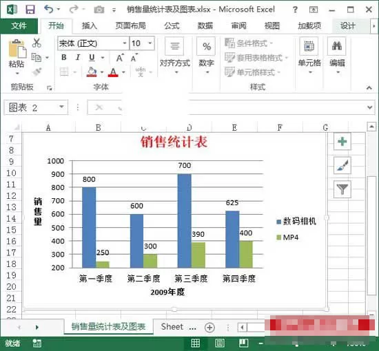 在Excel2013中调节图表坐标轴刻度的详细操作方法