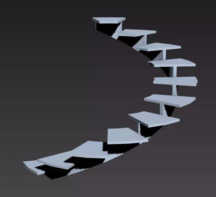 利用3dmax制作出螺旋楼梯的详细操作方法