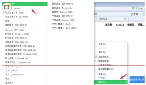 在百度浏览器中出现打开乱码的详细解决方法