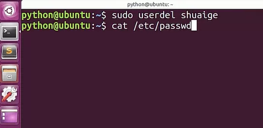 Ubuntu删除账户的图文教程
