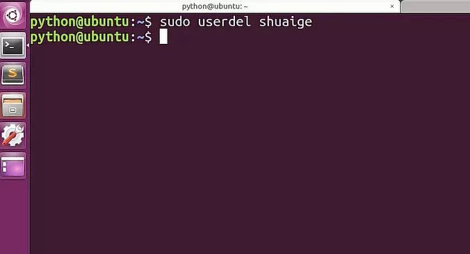 Ubuntu删除账户的图文教程