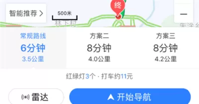 在手机百度地图中实行查找附近加油站的操作步骤