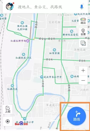 在手机百度地图中规划路线的详细方法