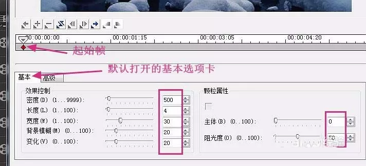 会声会影X10制作下雪的gif动画的操作步骤