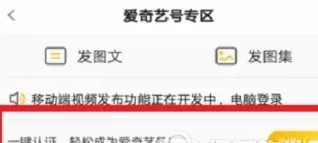 在爱奇艺中实行认证纳逗账户的具体操作步骤