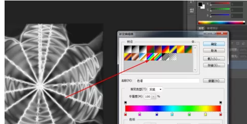 使用photoshop制作出绚丽花朵的操作方法
