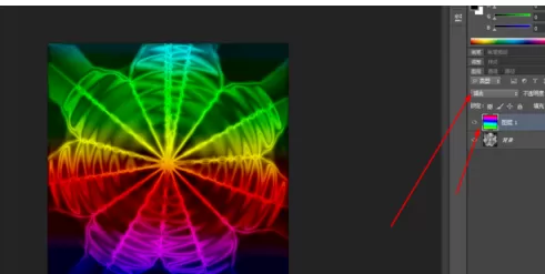 使用photoshop制作出绚丽花朵的操作方法