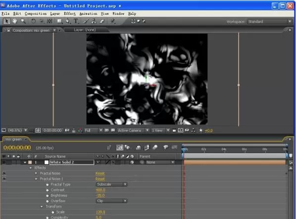 利用After Effects制作出极光效果的具体操作步骤
