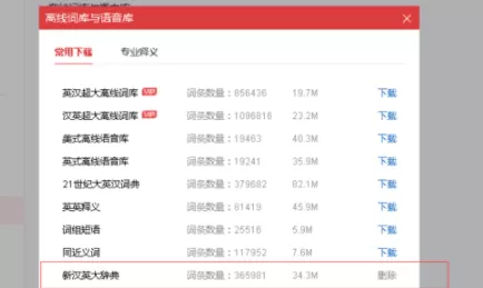 有道词典没有网络进行查询单词的操作教程