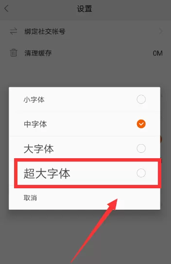 一点资讯调整字体大小的操作步骤