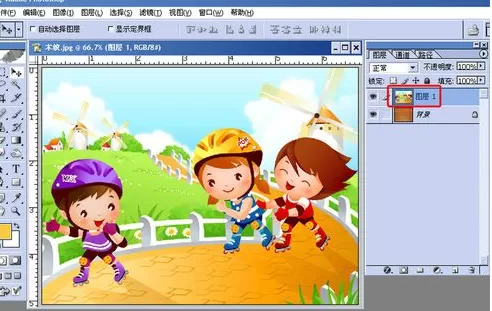 利用photoshop制作出木刻画效果的详细步骤
