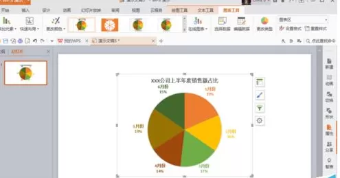 ppt制作饼形图图表的图文教程