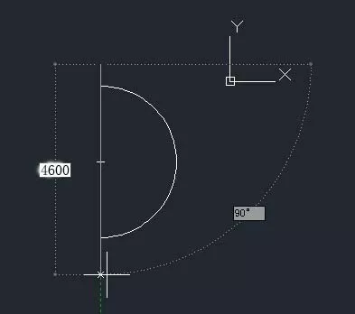 在cad中用对象捕捉追踪绘制插座图形的操作教程