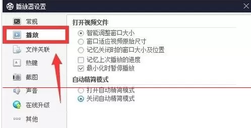 百度影音中进行设置精简版的具体操作步骤