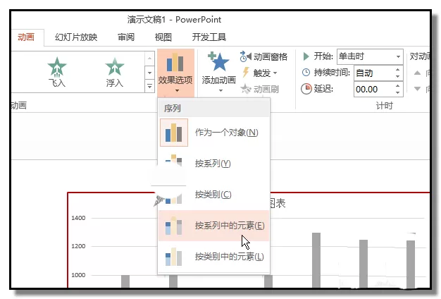 使用ppt制作出动态柱形图表的操作方法介绍
