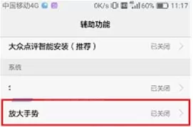 华为P9Plus中实行开启放大手势的具体方法