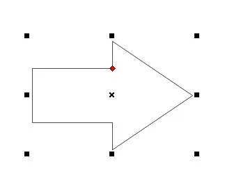 利用cdr绘画出气球箭头的操作方法