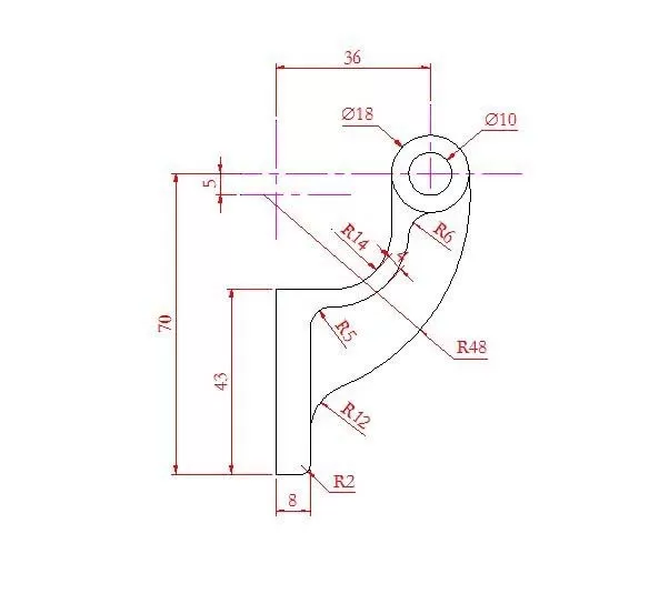 如何使用CAD画出窗帘挂钩？