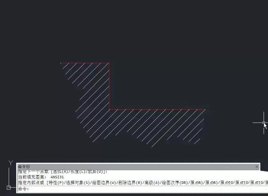 CAD没有边界的图形填充图案的操作方法
