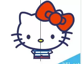 使用cdr制作出hello kitty猫的详细步骤