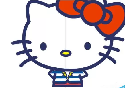 使用cdr制作出hello kitty猫的详细步骤