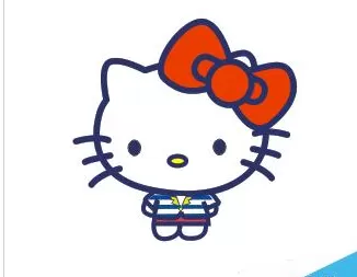 使用cdr制作出hello kitty猫的详细步骤