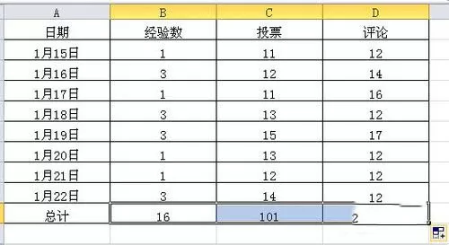 excel2010自动求和的简单教程