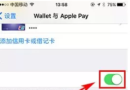 在iPhone7Plus中将Apple Pay开启的详细方法