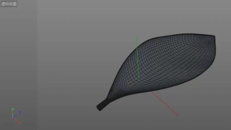 在C4D树叶模型中添加贴图的具体操作
