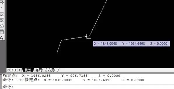如何利用ID命令查看CAD中指定点坐标?