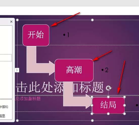 使用ppt绘制带箭头的流程图的教程