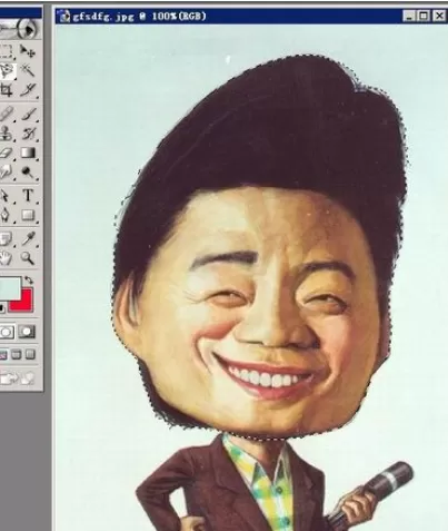 使用photoshop制作出歪脖子头像的操作步骤