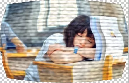 利用photoshop制作出电视线效果的操作步骤