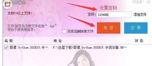 在独孤影音中实行为视频加密的详细步骤