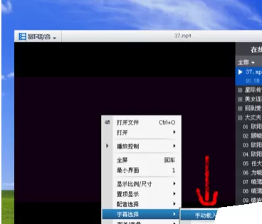 手机暴风影音中进行设置字幕的详细步骤