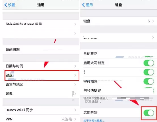 iPhone7Plus中启用听写功能的详细步骤
