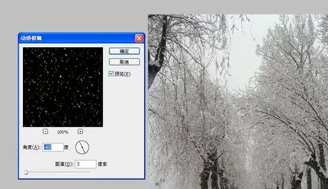 利用photoshop制作出雪花飘舞效果的详细步骤