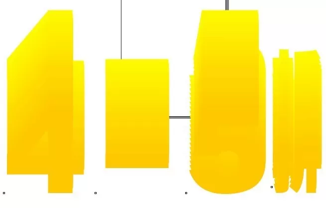 利用CDR制作出立体数字效果的详细步骤