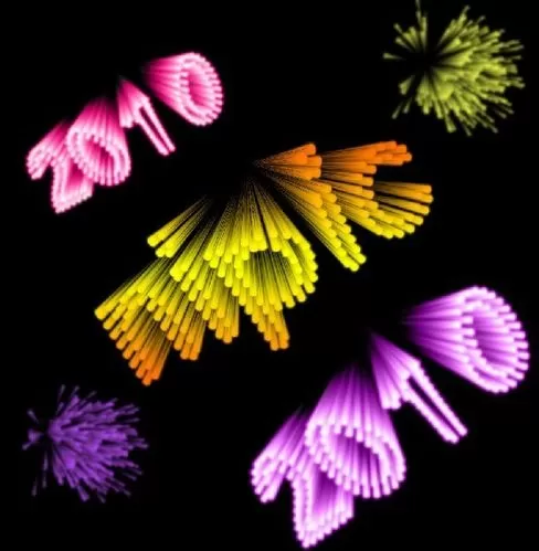 利用photoshop制作出绚丽烟花字的详细方法