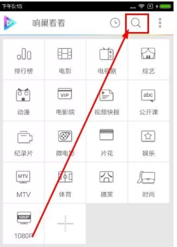 在响巢看看中实行输入网址的详细步骤
