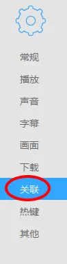 在迅雷影音中实行设置文件关联的详细步骤