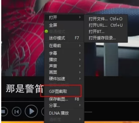 在迅雷看看播放器中实行截取动态图片并保存的详细步骤