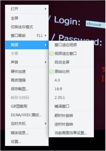 在迅雷影音中进行调节画面效果的详细方法