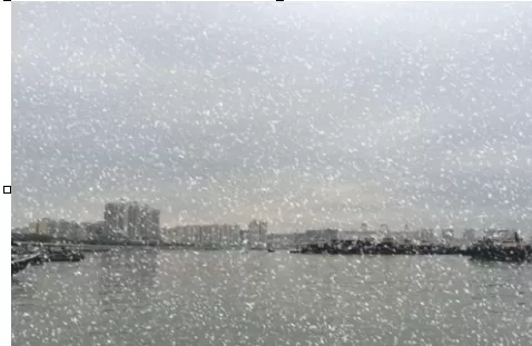 使用photoshop制作出雪花飘飘效果的详细方法