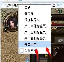在2291游戏浏览器中实现游戏分屏的具体步骤
