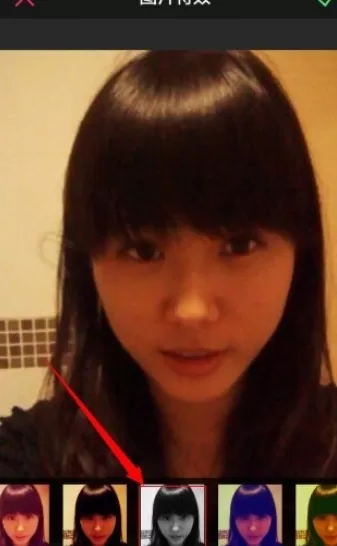 使用手机美图秀秀制作出黑白照片效果的详细步骤