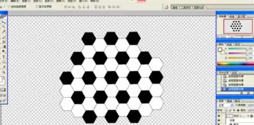 使用photoshop制作出足球的详细操作方法