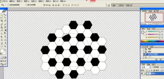 使用photoshop制作出足球的详细操作方法